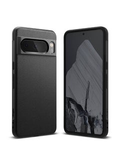 Onyx Compatible With Google Pixel 8 Pro Case, Enhanced Grip Tough Flexible Shockproof Rugged TPU Bumper Drop Protection Phone Cover - Black