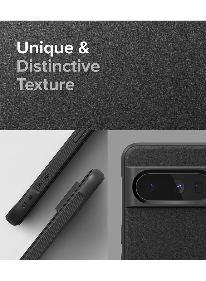 Ringke - Onyx Compatible With Google Pixel 8 Pro Case, Enhanced Grip Tough Flexible Shockproof Rugged TPU Bumper Drop Protection Phone Cover - Black - Image 1