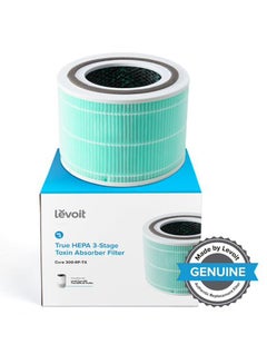 LEVOIT Core 300S True HEPA 3-Stage Toxin Absorber Replacement Filter Core-300-RF-TX Green  - Image 3
