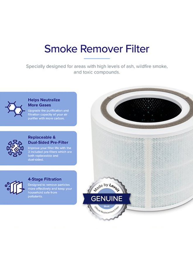 ليفويت LEVOIT Core 300S True HEPA 4-Stage  Remover Replacement Filter Core-300-RF-SR White  - Image 2