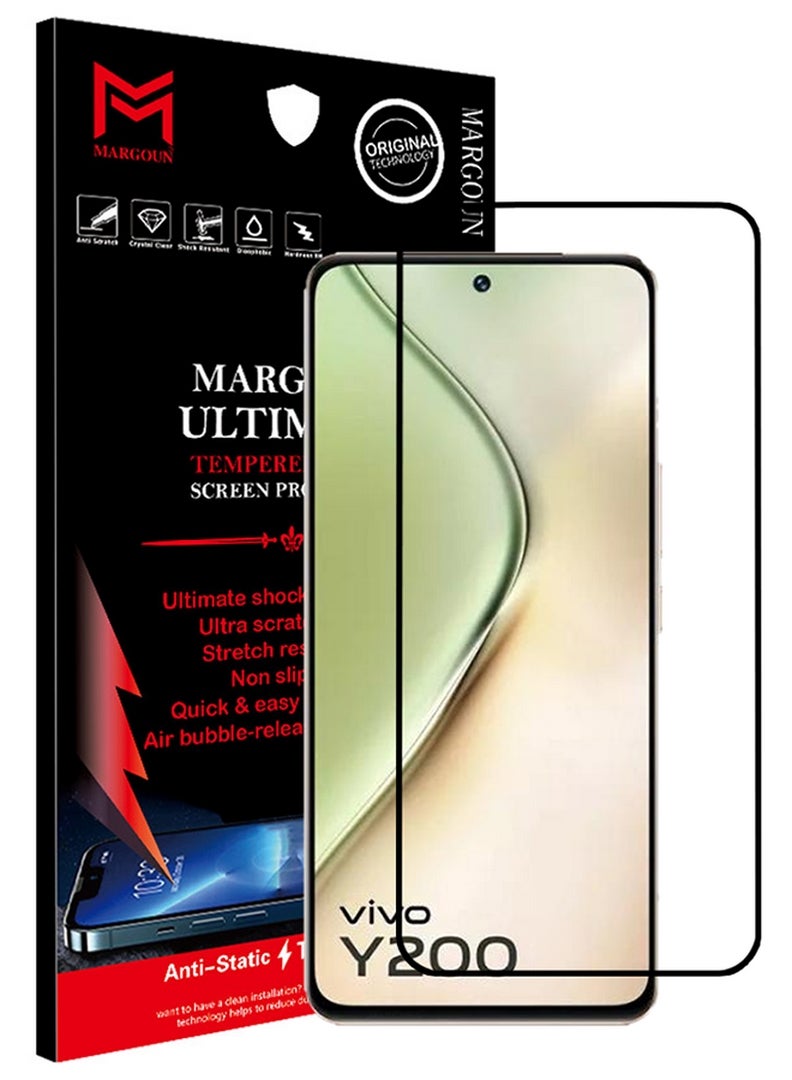 MARGOUN Vivo Y200 Screen Protector Scratch And Shatter Resistant Anti Bubble HD Film Clear - Image 1