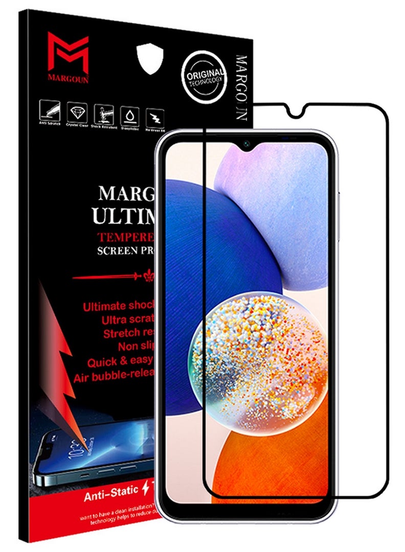 مارجون واقي شاشة سامسونج جالاكسي A15 5G مقاوم للخدش والكسر ومضاد للفقاعات عالي الدقة شفاف - Image 1