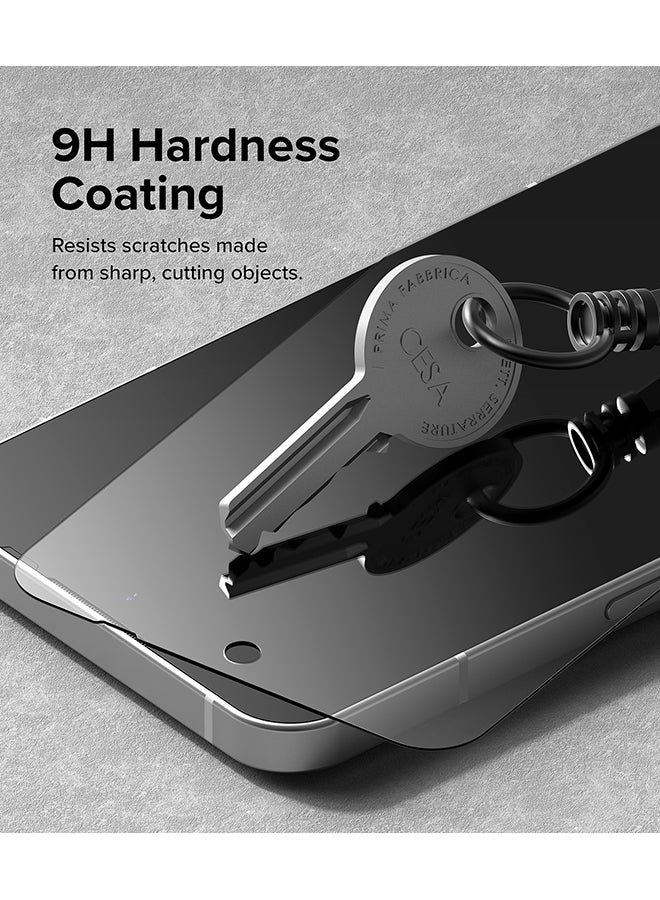 Ringke Full Cover Tempered Glass Screen Protector Compatible With Nothing Phone (2), Premium 9H Hardness Protective Film With Installation Kit- 2 Pack Clear - Image 4