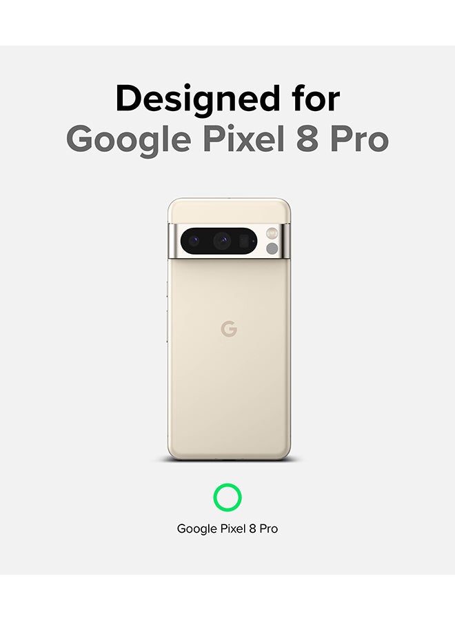 Ringke Onyx Compatible With Google Pixel 8 Pro Case, Enhanced Grip Tough Flexible Shockproof Rugged TPU Bumper Drop Protection Phone Cover - Dark Green - Image 2