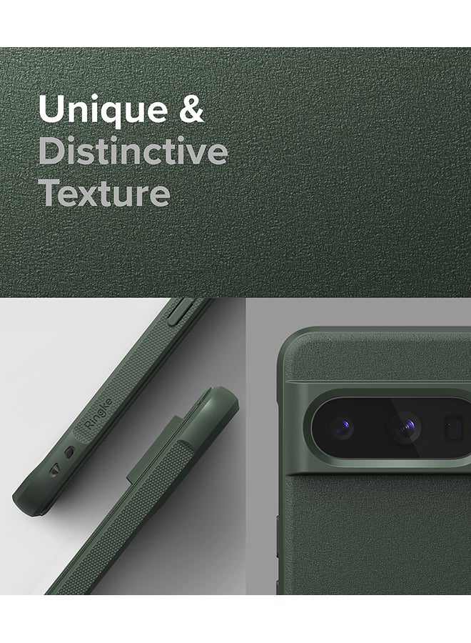 Ringke Onyx Compatible With Google Pixel 8 Pro Case, Enhanced Grip Tough Flexible Shockproof Rugged TPU Bumper Drop Protection Phone Cover - Dark Green - Image 3