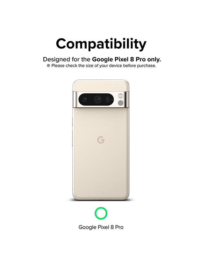 Ringke - 2 Pack Dual Easy Film Compatible With Google Pixel 8 Pro, Premium Full Cover Case Friendly Screen Protector With Easy Application Kit Clear - Image 1