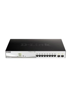 PoE+ Switch, 8 10 Port Smart Managed Layer 2+ Gigabit Ethernet with 2 Gigabit SFP Ports and 130W PoE Budget (DGS-1210-10MP) Black - pnsku/N70023780V/45/_/1700032262/7cc2c115-af2e-483b-b04d-d0e0a57d257e