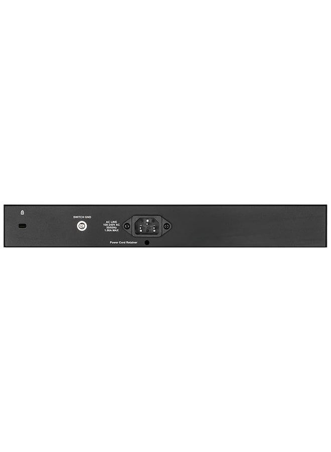 D-Link PoE+ Switch, 8 10 Port Smart Managed Layer 2+ Gigabit Ethernet with 2 Gigabit SFP Ports and 130W PoE Budget (DGS-1210-10MP) Black - Image 3