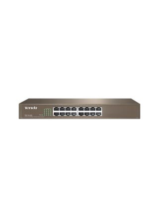 16-Port Fast Ethernet Desktop/Rackmount Switch, 10/100M RJ45 Ports, 6Kv Lightning Protection, 4K MAC Address Table, 3.2Gbps Capacity, 1.25Mb Buffer, <6W Power Consumption | TEF1016D Brown - pnsku/N70023782V/45/_/1700032302/85bec9b1-aed0-4c39-8fc4-3d7760b6e4d4