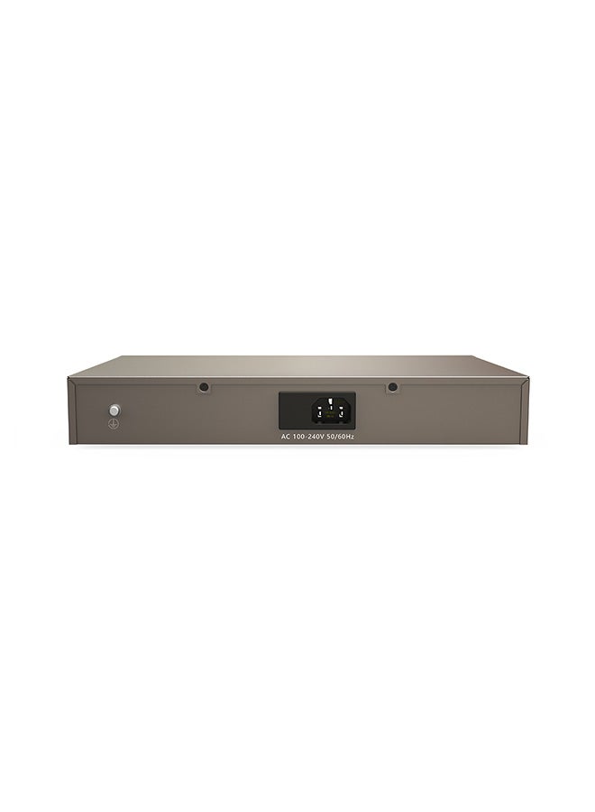 Tenda TEF1118P-16-150W   16FE+2GE/1SFP Desktop Switch With 16-Port PoE Brown  - Image 4