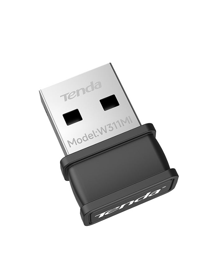 Tenda - W311MI  v6.0  AX300 Wi-Fi 6 Wireless Nano USB Adapter Black - Image 1