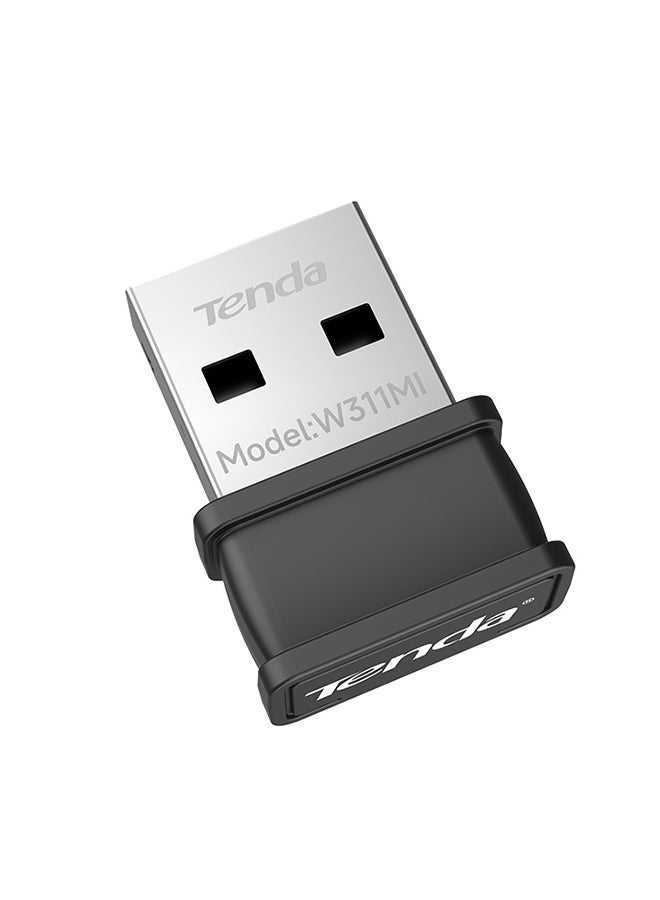 Tenda - W311MI  v6.0  AX300 Wi-Fi 6 Wireless Nano USB Adapter Black - Image 1