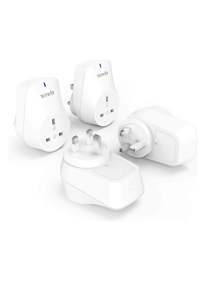 Tenda Smart Plug WiFi Outlet SP3, Works with Amazon Alexa, Google Home, Wireless Smart Socket, Remote Control Timer Plug, No Hub Required, APP Control, Pack of 4 White  - Image 1