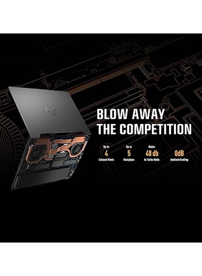 ASUS - TUF F15 FX507ZV4-LP052W (Mecha Gray), Gaming (Upgraded Version) Laptop, I7-12700H 16GB 1TB PCIE G3 SSD, NV RTX4060, 8GB VRAM, WIN11 HOME, 15.6-inch FHD 1920X1080 16:9 144Hz, HD Webcam, Backlit English Grey - Image 1