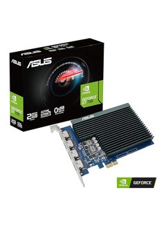 أسوس NVIDIA GeForce GT 730 Graphics Card (PCIe 2.0, 2GB GDDR5 Memory, 4X HDMI Ports, Single-Slot Design, Passive Cooling) (GT730-4H-SL-2GD5) Black  - Image 2