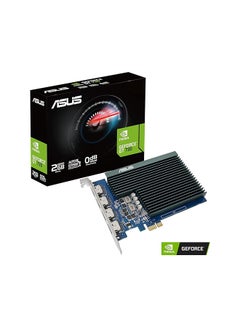 أسوس NVIDIA GeForce GT 730 Graphics Card (PCIe 2.0, 2GB GDDR5 Memory, 4X HDMI Ports, Single-Slot Design, Passive Cooling) (GT730-4H-SL-2GD5) Black  - Image 3