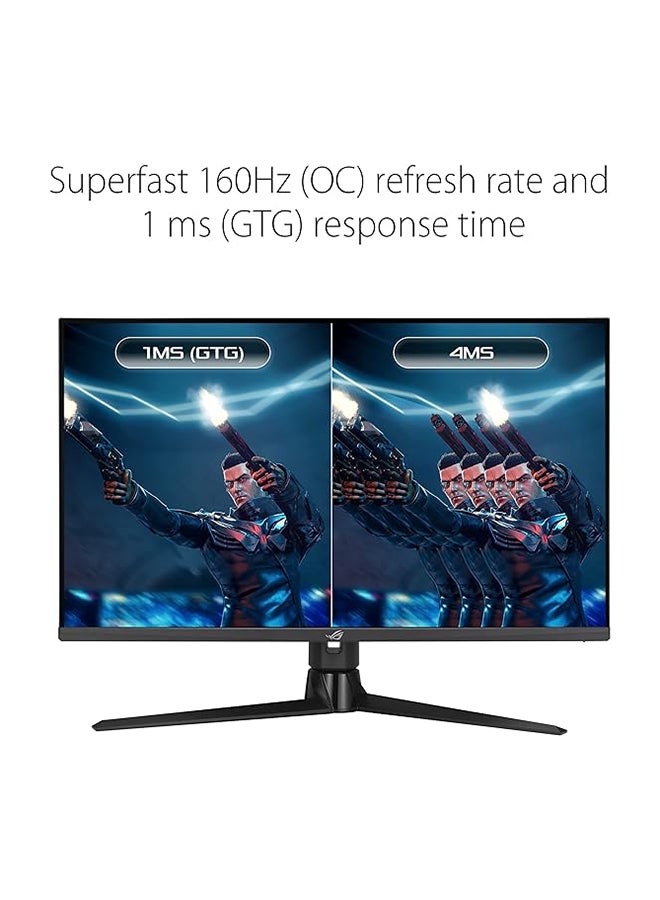 ASUS - ROG Strix 32-Inch HDMI 2.1 DSC Gaming Monitor (XG32UQ) - 4K UHD (3840 x 2160), Fast IPS, 160Hz, 1ms, G-SYNC compatible, FreeSync Premium Pro, DisplayPort, USB, HDMI, DisplayHDR600, Variable Overdrive Black - Image 1