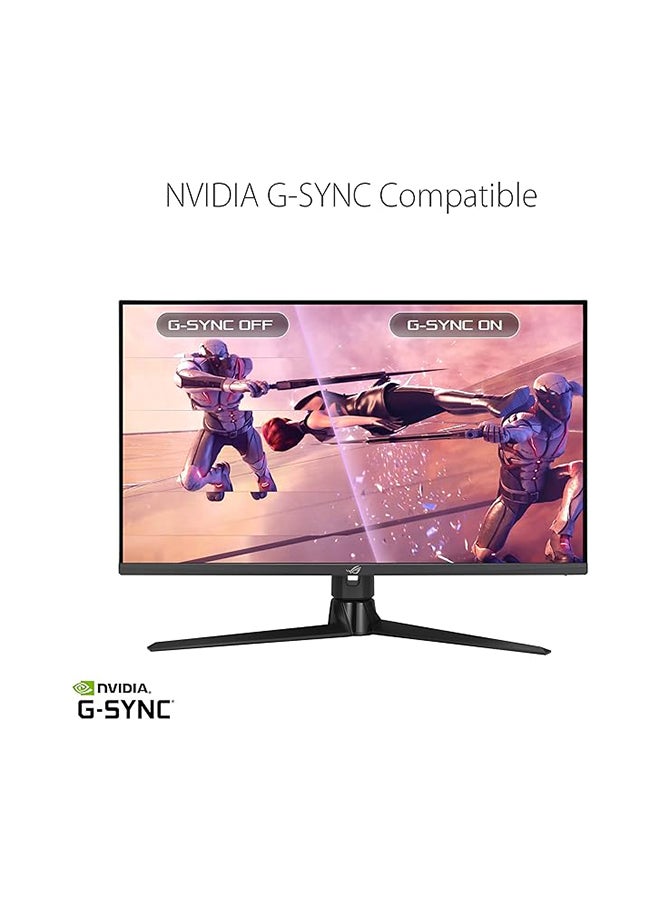ASUS - ROG Strix 32-Inch HDMI 2.1 DSC Gaming Monitor (XG32UQ) - 4K UHD (3840 x 2160), Fast IPS, 160Hz, 1ms, G-SYNC compatible, FreeSync Premium Pro, DisplayPort, USB, HDMI, DisplayHDR600, Variable Overdrive Black - Image 1