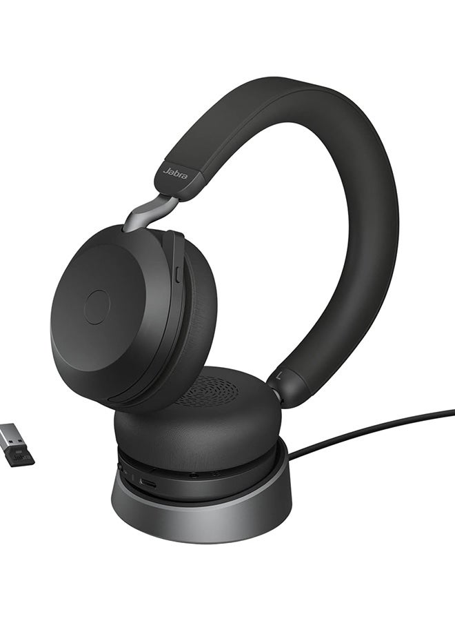 جابرا حامل بلوتوث Evolve2 75 ستيريو MS (USBA) باللون الأسود  - Image 1