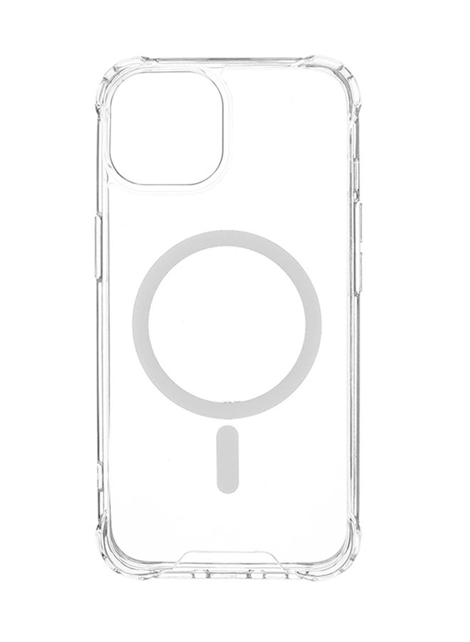 بايكرون حافظة وغطاء حماية متوافق مع Magsafe ومضاد للبكتيريا ومضاد للأصفر لهاتف iPhone 14 Plus شفاف - Image 1