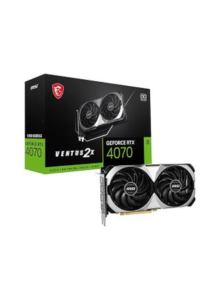 Gaming GeForce RTX 4070 12GB GDRR6X 192-Bit HDMI/DP Nvlink TORX Fan 4.0 Ada Lovelace Architecture Graphics Card (RTX 4070 Ventus 2X 12G OC) - pnsku/N70023885V/45/_/1699972488/3047e7f9-6c8d-49c1-82fb-6d8a3de6970f