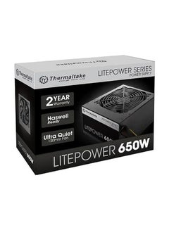 ثيرمال تيك مزود طاقة Litepower 650 واط، غير معياري، ATX 2.3 وEPS، Active-PFC، PSU، 12 سم، EU/Non، 80PLUS (PS-LTP-0650NPCNUS-F)  - Image 1