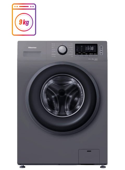 Front Load Washing Machine 1400 RPM-1 Years Full Warranty 9 kg WFPV9014EMT Silver