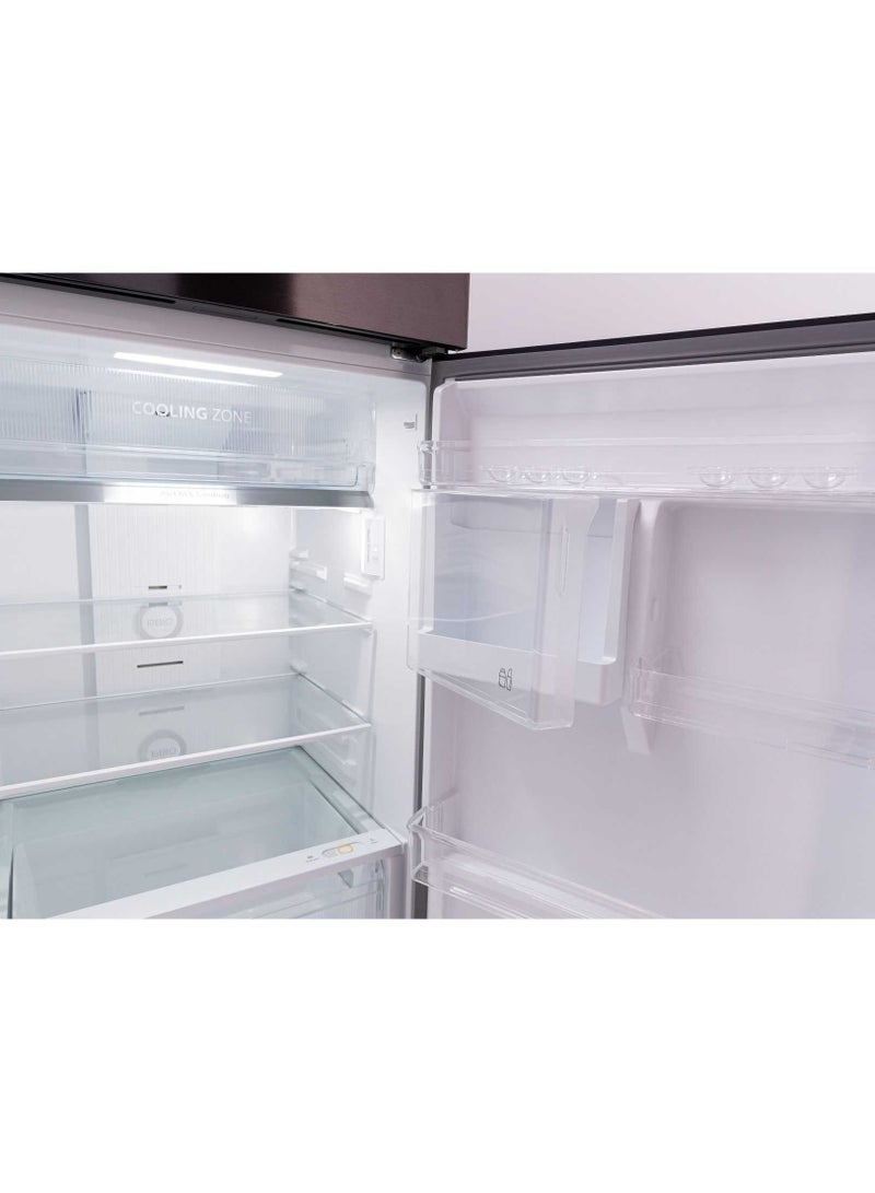 No-Frost Refrigerator, 338 Liters, Inverter Motor,LED light, GR-RT468WE-PMN(37) Satin Gray