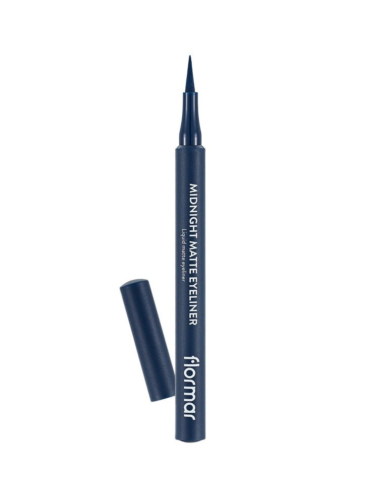 flormar Midnight Matte Eyeliner - 03 Dark Blue - Image 1