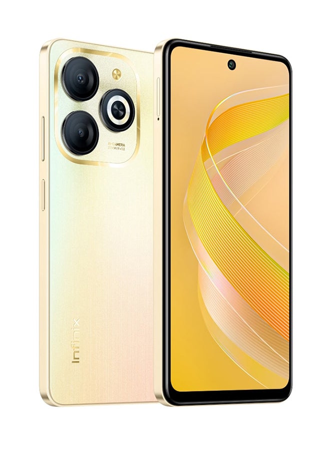 Infinix - Smart 8 Dual SIM Shiny Gold 3+3GB RAM 64GB 4G - Middle East Version - Image 1