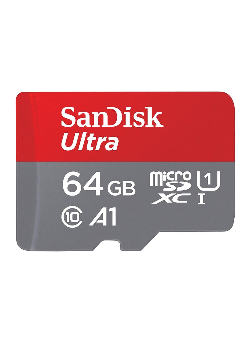 Sandisk - 64GB MicroSD Card ,UHS-I, With a Class 10 rating  SDSQUAB-064G-GN6MN 64 GB 64 GB - Image 1