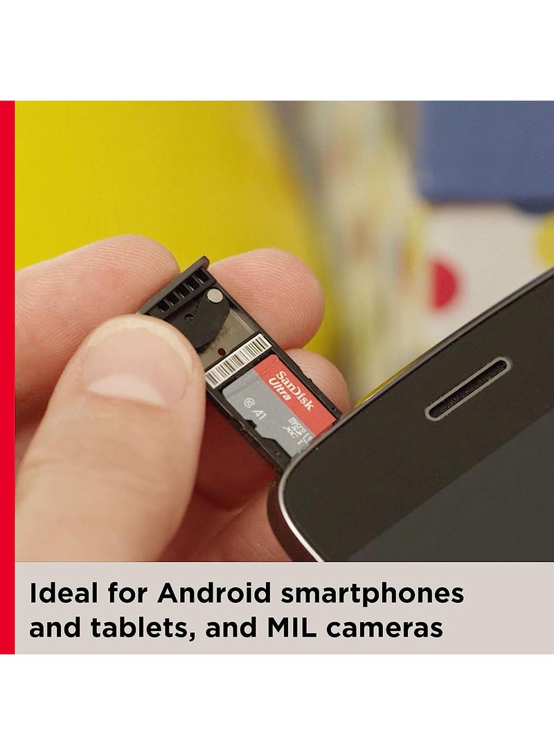 Sandisk - 64GB MicroSD Card ,UHS-I, With a Class 10 rating  SDSQUAB-064G-GN6MN 64 GB 64 GB - Image 1
