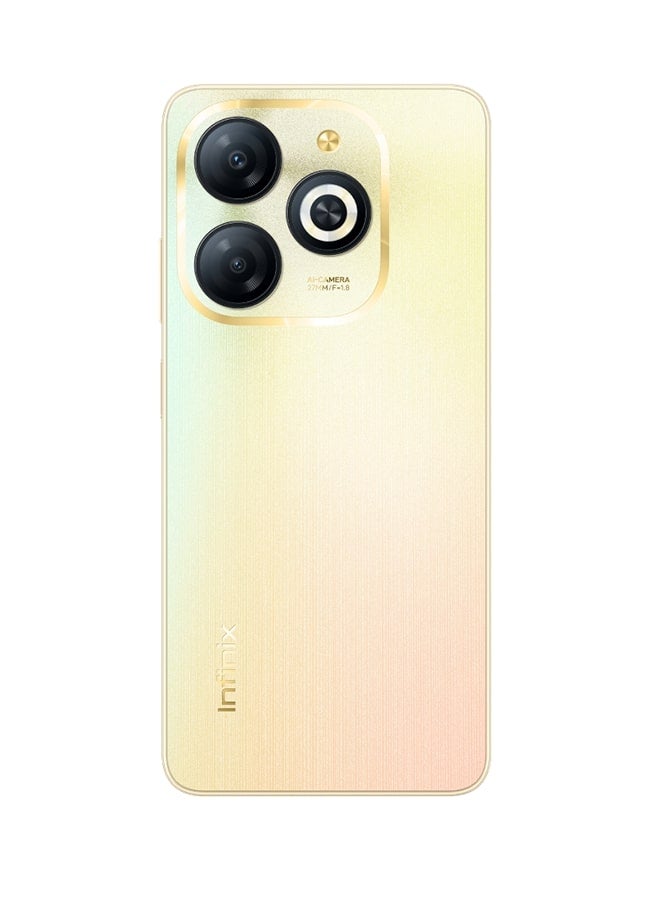 Infinix - Smart 8 Dual SIM Shinny Gold 4+4GB RAM 128GB 4G - Middle East Version - Image 1