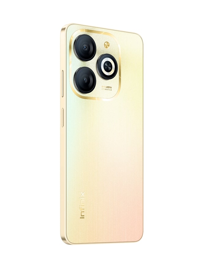 Infinix - Smart 8 Dual SIM Shinny Gold 4+4GB RAM 128GB 4G - Middle East Version - Image 1