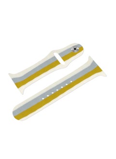 MARGOUN Apple Watch Band 49Mm 45Mm 44Mm 42Mm Stripe Silicone Replacement Band For iWatch Ultra2 Ultra Series 9/8/7/SE/6/5/4/3/2/1 Multicolour10  - Image 5