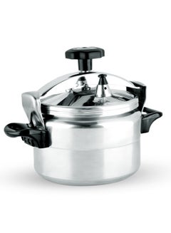 Royalford Royalford 18.0 L Aluminum Pressure Cooker- RF11980| Equipped with Multi-Safety Device and Unique Pressure Indicator| Durable Aluminum Alloy Construction with Firm Handles| Compatible with Gas Silver 18Liters  - Image 1