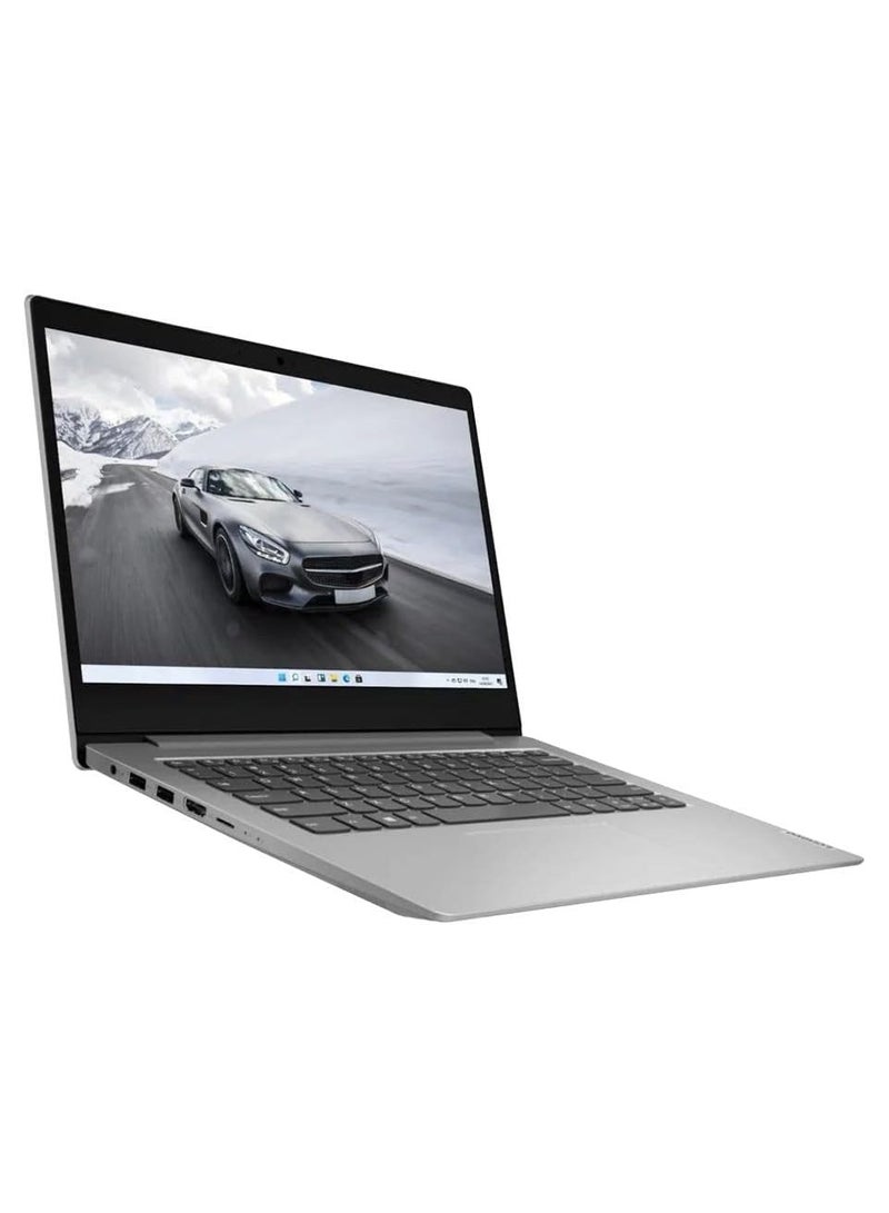Lenovo - IdeaPad 1-14IGL05 (Upgraded Version) Laptop With 14-inch Full HD Display, Celeron N4020 Processor/4GB RAM DDR4/128GB SSD/Intel UHD Graphics/Windows 10 Pro/ English/Arabic Grey - Image 1