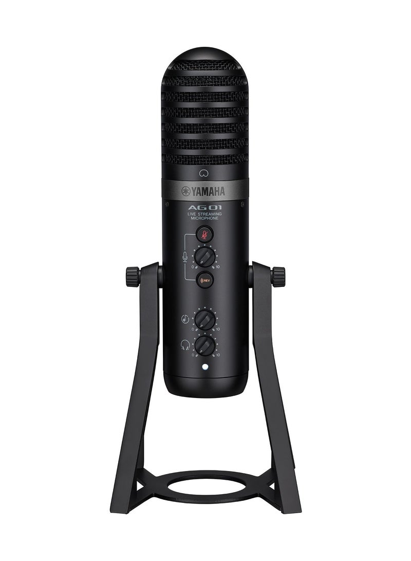 YAMAHA AG01B USB Microphone AG01B Black - Image 1