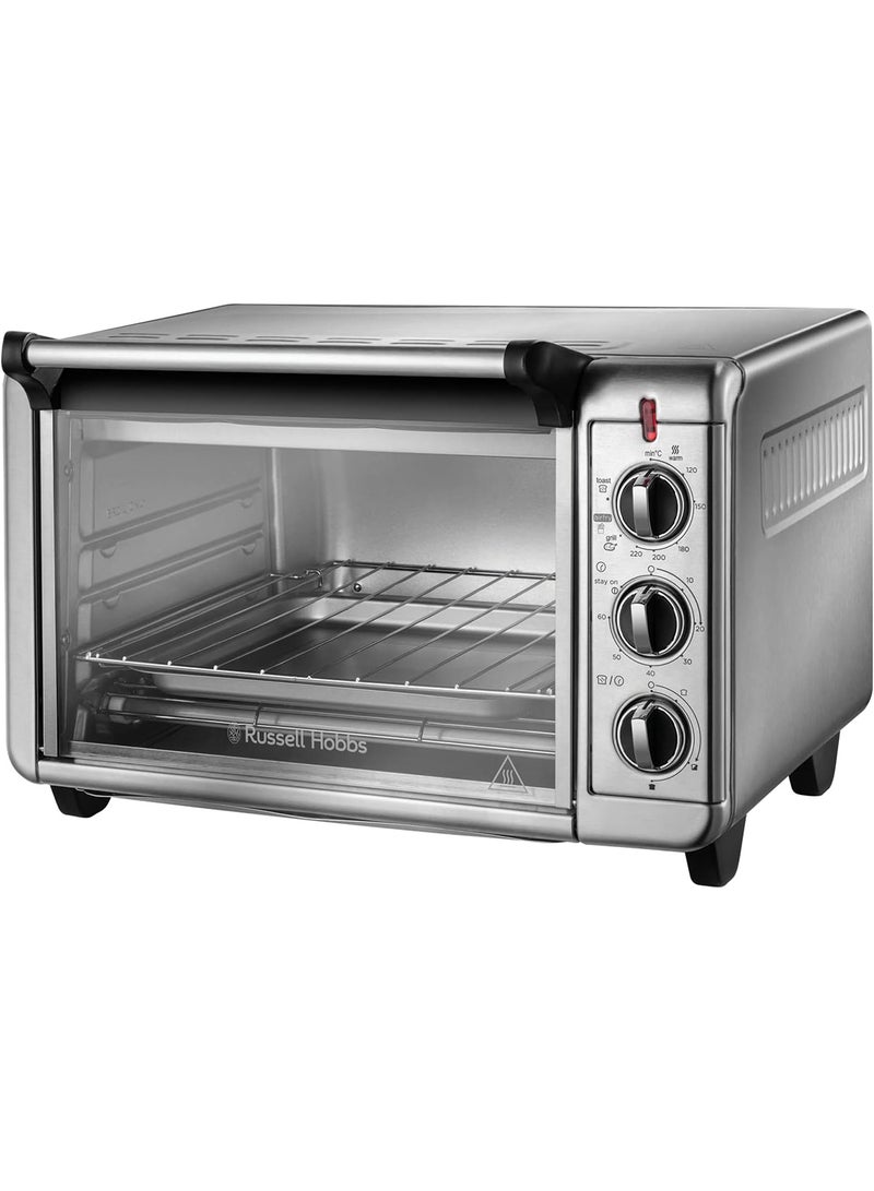 Russell Hobbs - Express Mini Air Fryer Oven, 5 Functions Countertop Convection Oven, Grill & Air Fryer, Stainless Steel 12.6 L 1500 W 26095 Silver - Image 1