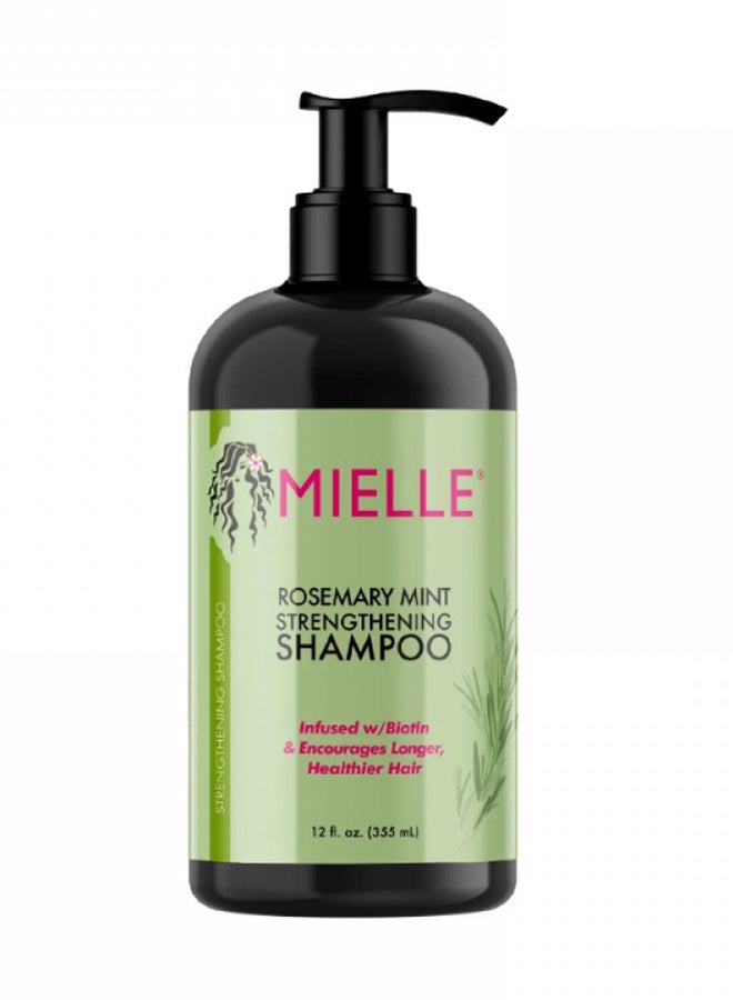 MIELLE - Rosemary And Mint Strengthening Shampoo 355ml - Image 1