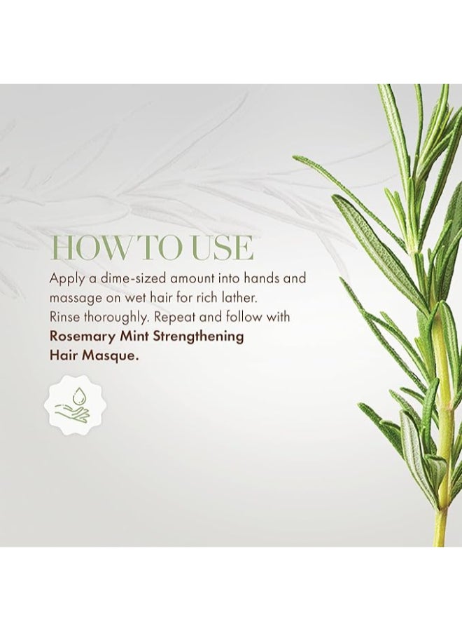 MIELLE - Rosemary And Mint Strengthening Shampoo 355ml - Image 1
