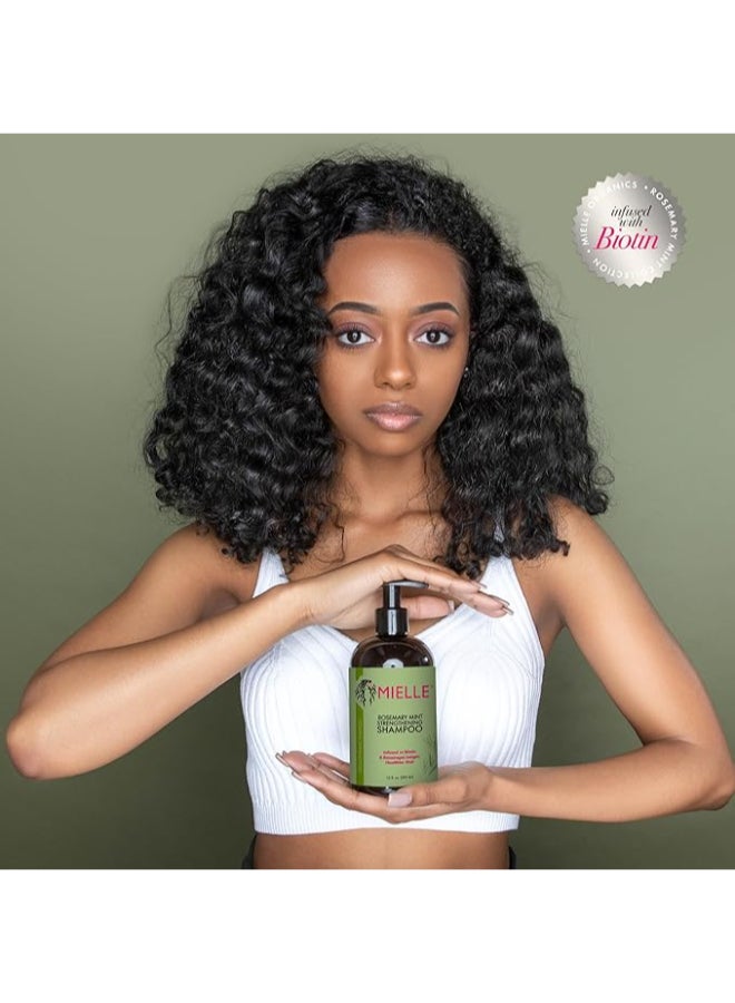 MIELLE - Rosemary And Mint Strengthening Shampoo 355ml - Image 1