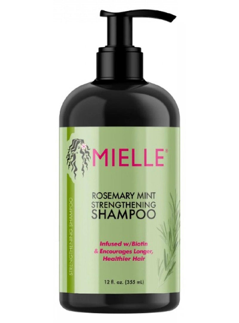 MIELLE Rosemary And Mint Strengthening Shampoo 355ml - Image 1