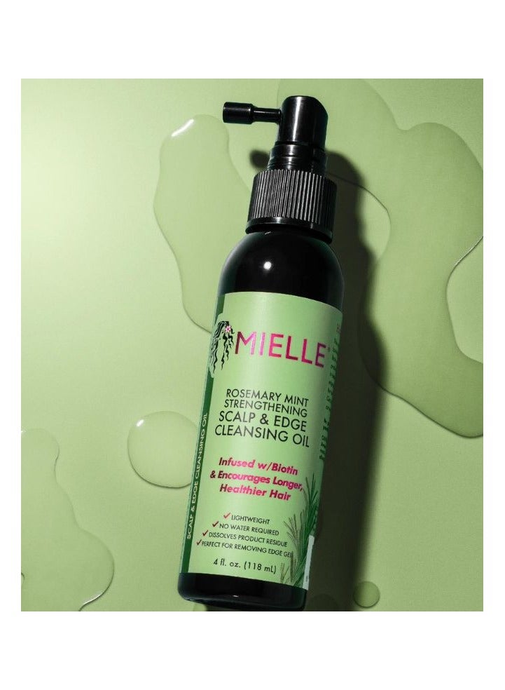 MIELLE Rosemary Mint Strengthening Scalp & Edge Cleansing Oil 118ml - Image 3
