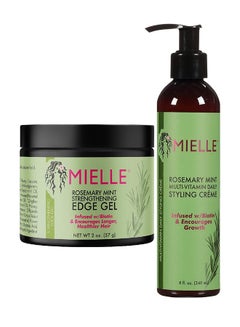 Rosemary Mint Styling Product Combo Cream & Gel