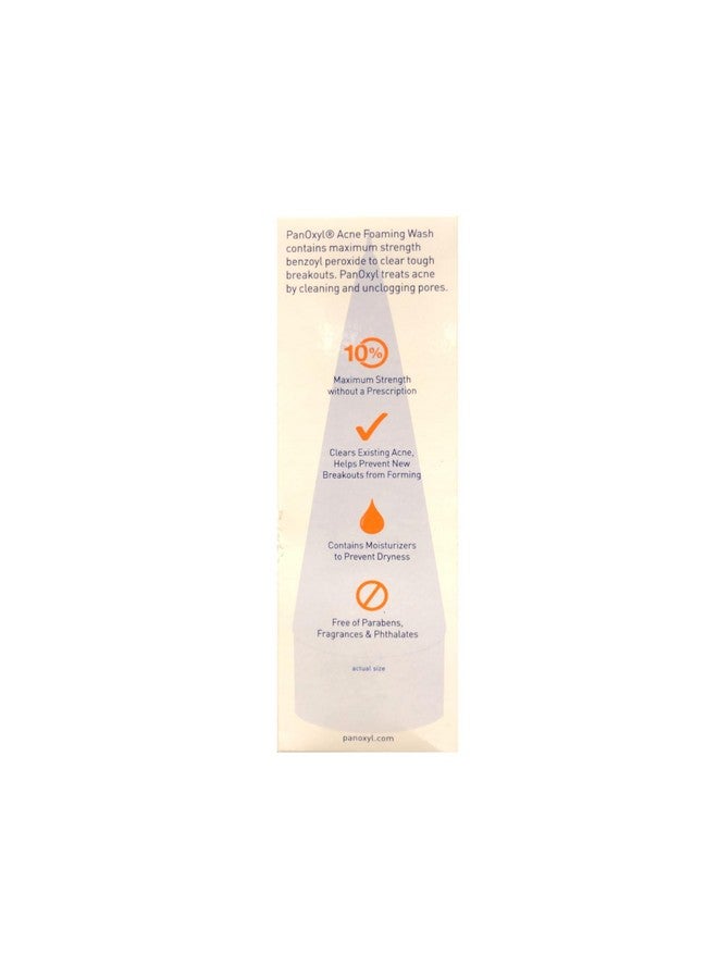 PanOxyl - Acne Foaming Wash 10% Benzoyl Peroxide 5.5 Ounce (Value Pack Of 6) - Image 1