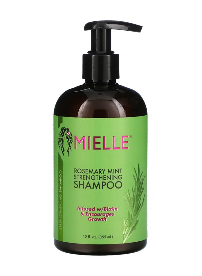 MIELLE Rosemary Mint Strengthening Shampoo, Hair Masque Scalp & Hair Strengthening Oil Serum 355ml  - Image 2