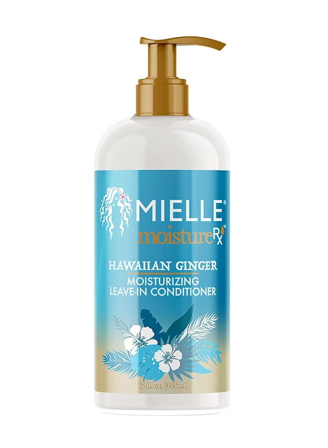 MIELLE Moisture Rx Hawaiian Ginger  Leave-In Conditioner 12 Ounce 355 Ml