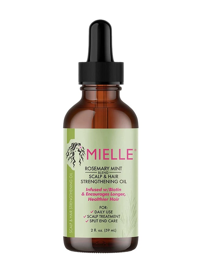 MIELLE Rosemary Mint Infused With Biotin And Encourages Growth Hair Products  Bundle Set 4 Pcs 355+355+340+59ml  - Image 5