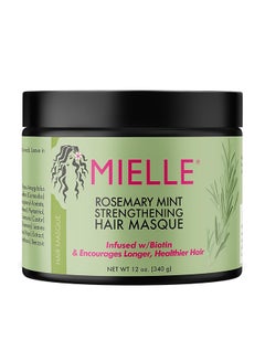 MIELLE Rosemary Mint Infused With Biotin And Encourages Growth Hair Products  Bundle Set 4 Pcs 355+355+340+59ml  - Image 4